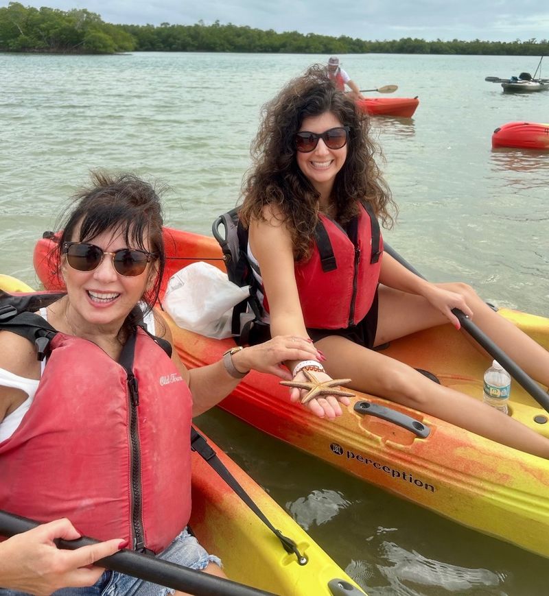 Alyson kayaking near Marco Island
